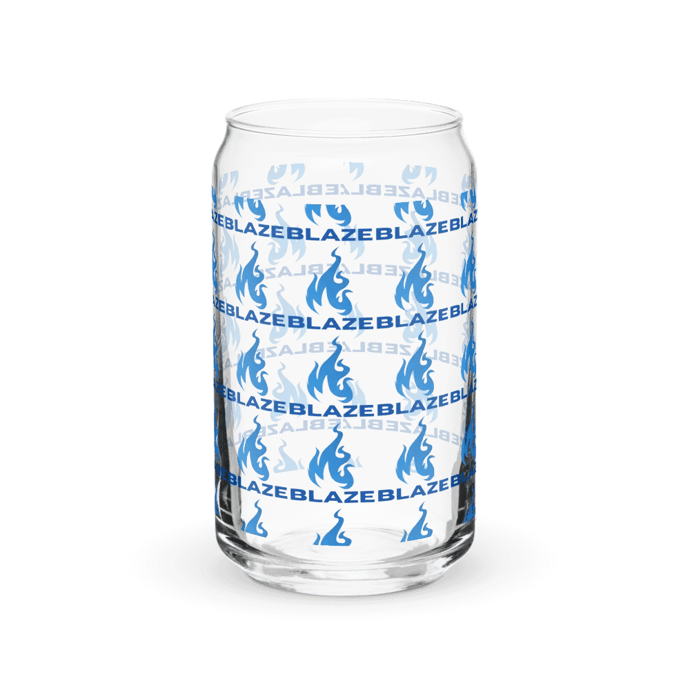 blaze logo glass cup product image (2)