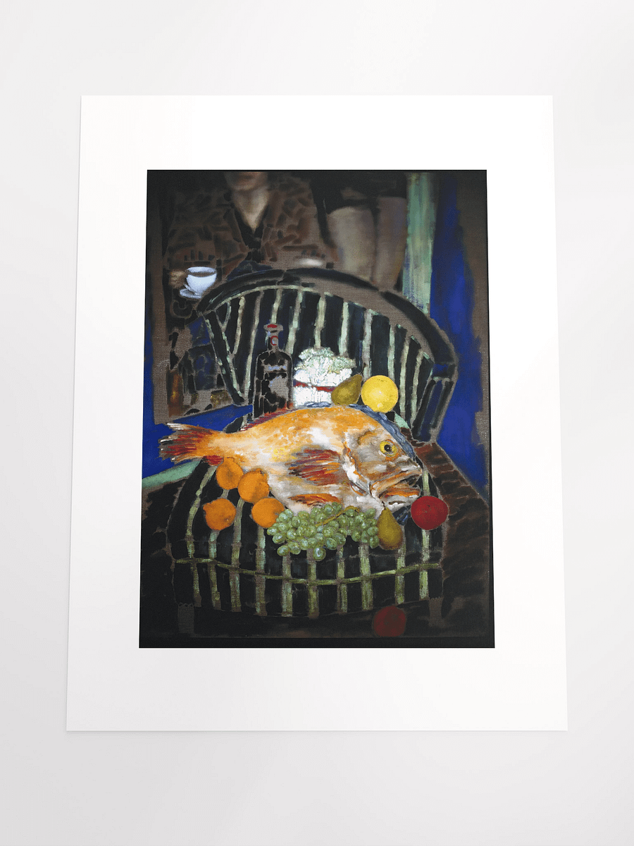 Still Life on Striped Chair 1988 print product image (5)