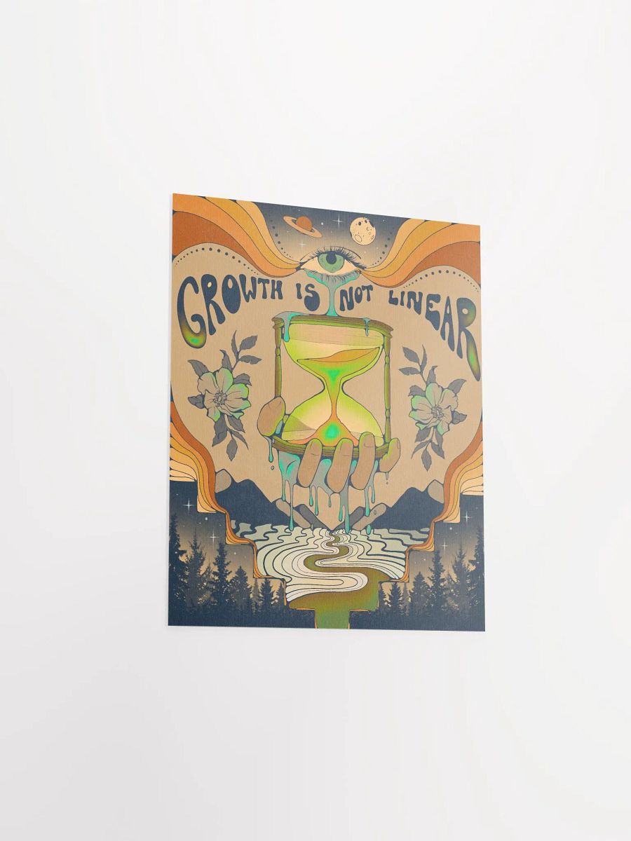 Matte Poster - Growth Is Not Linear product image (2)
