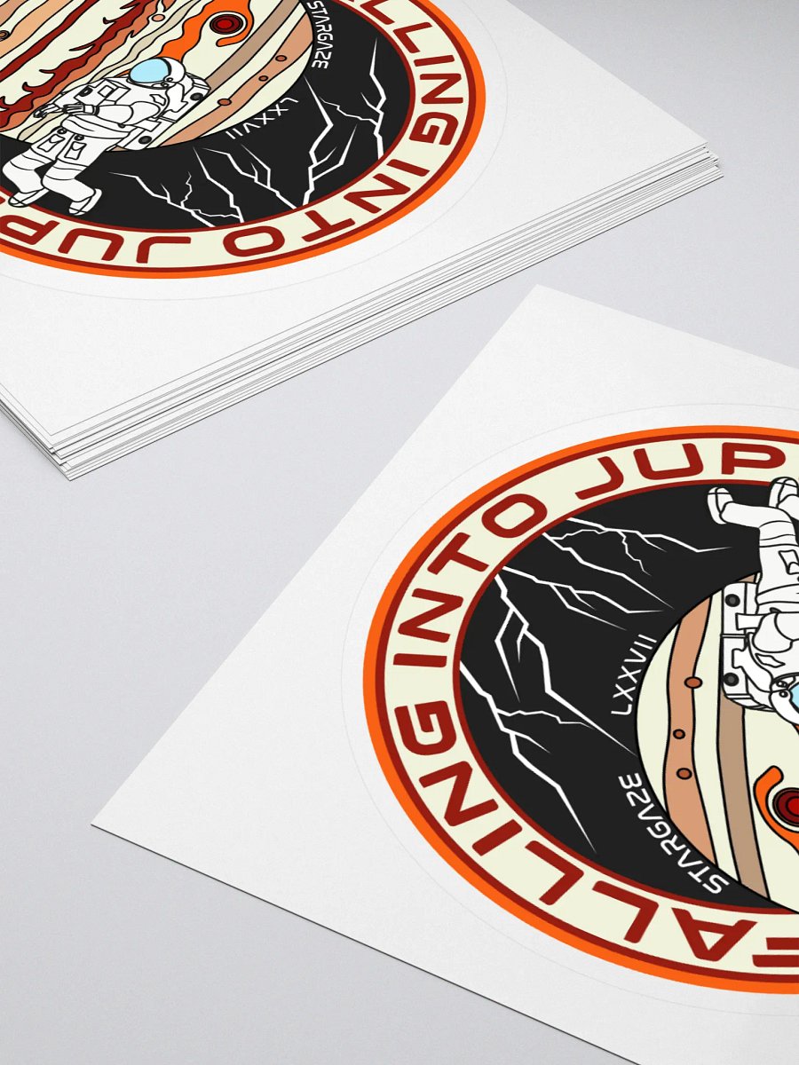 FALLING INTO JUPITER STICKER product image (4)