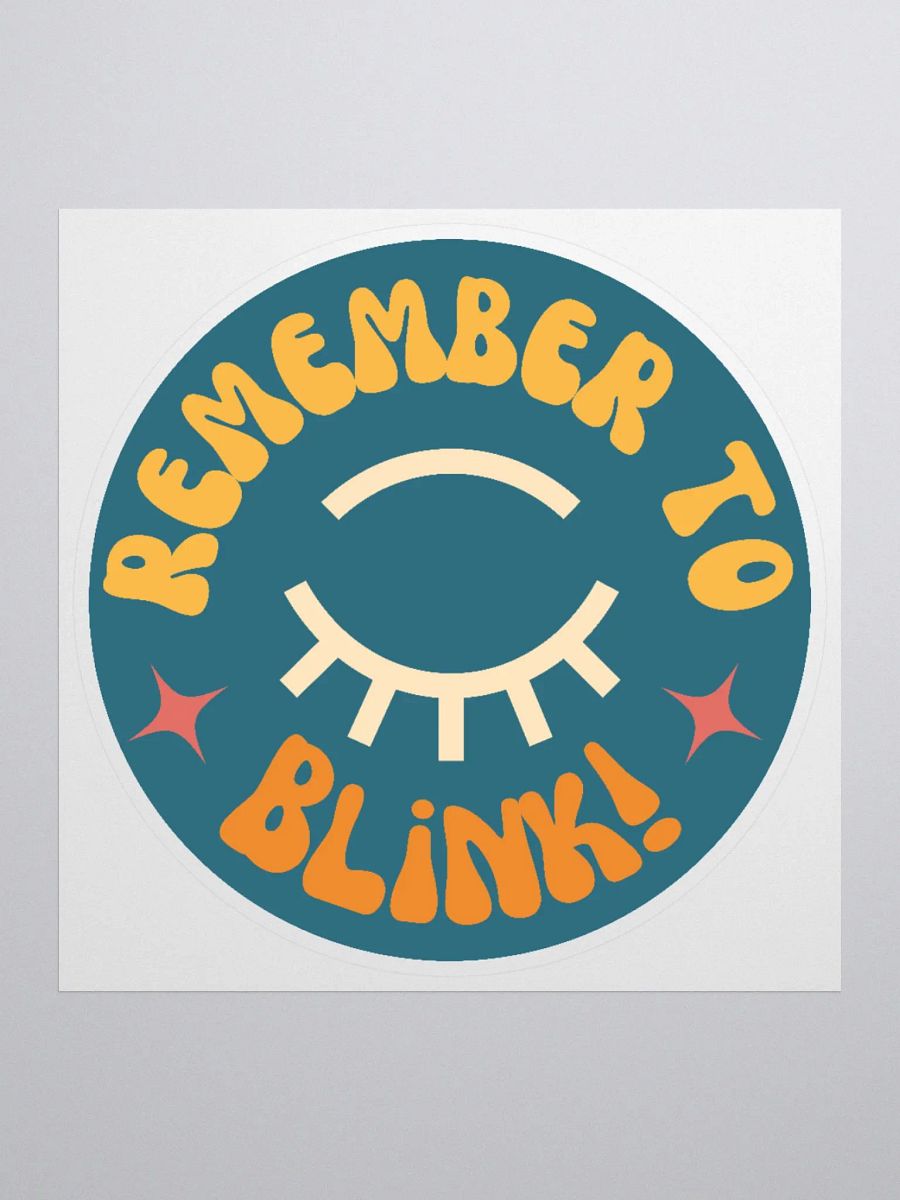 Remember to Blink Sticker product image (3)