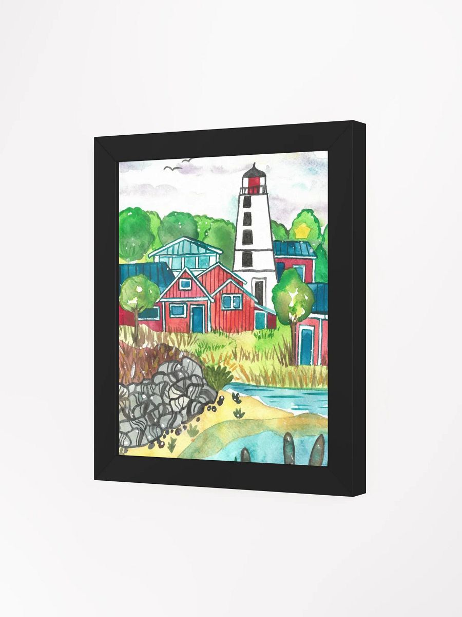 Fishing Village Framed Print product image (3)