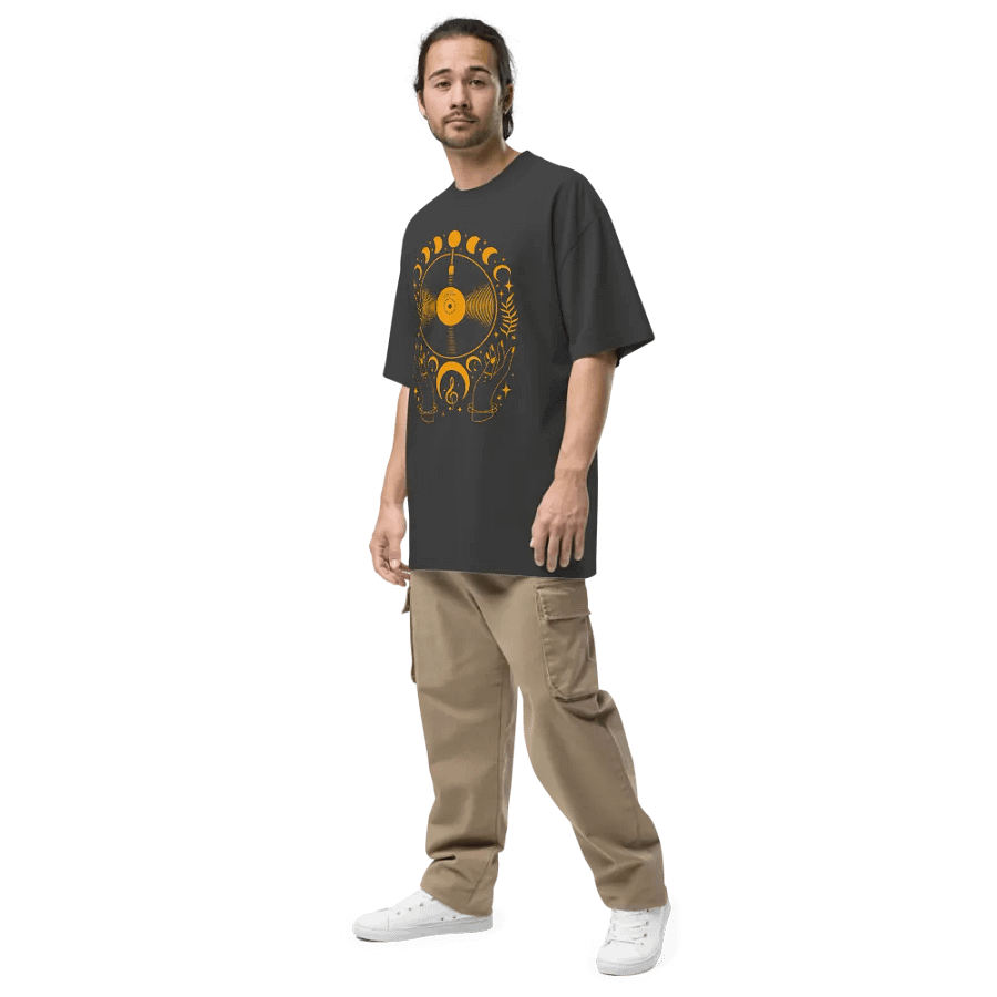 Occult Moon Vinyl - Oversized Tee product image (6)