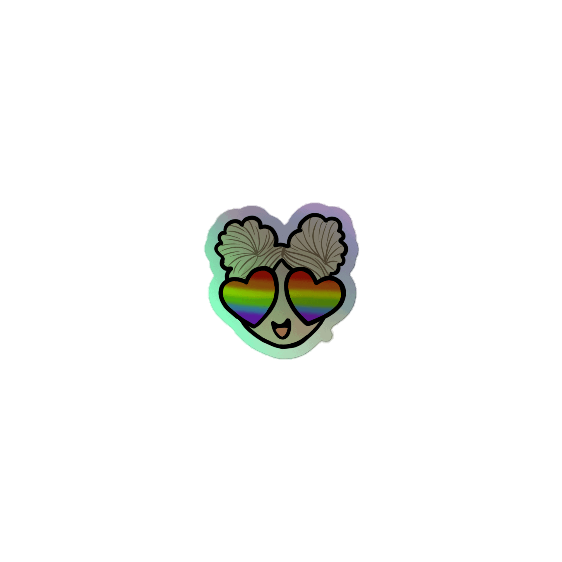 Pride holographic sticker product image (1)