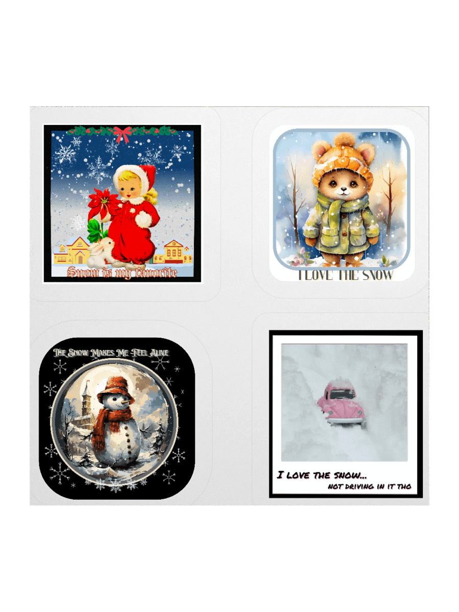 I Love the Snow, Standard Sticker Pack product image (8)
