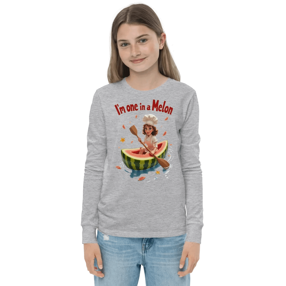 I'm One in a Melon Chef Youth Long Sleeve Tee product image (3)