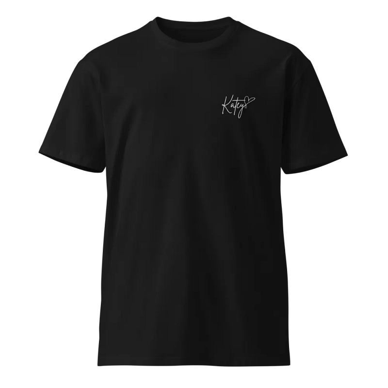 Katey Signature Tee - White Embroidery