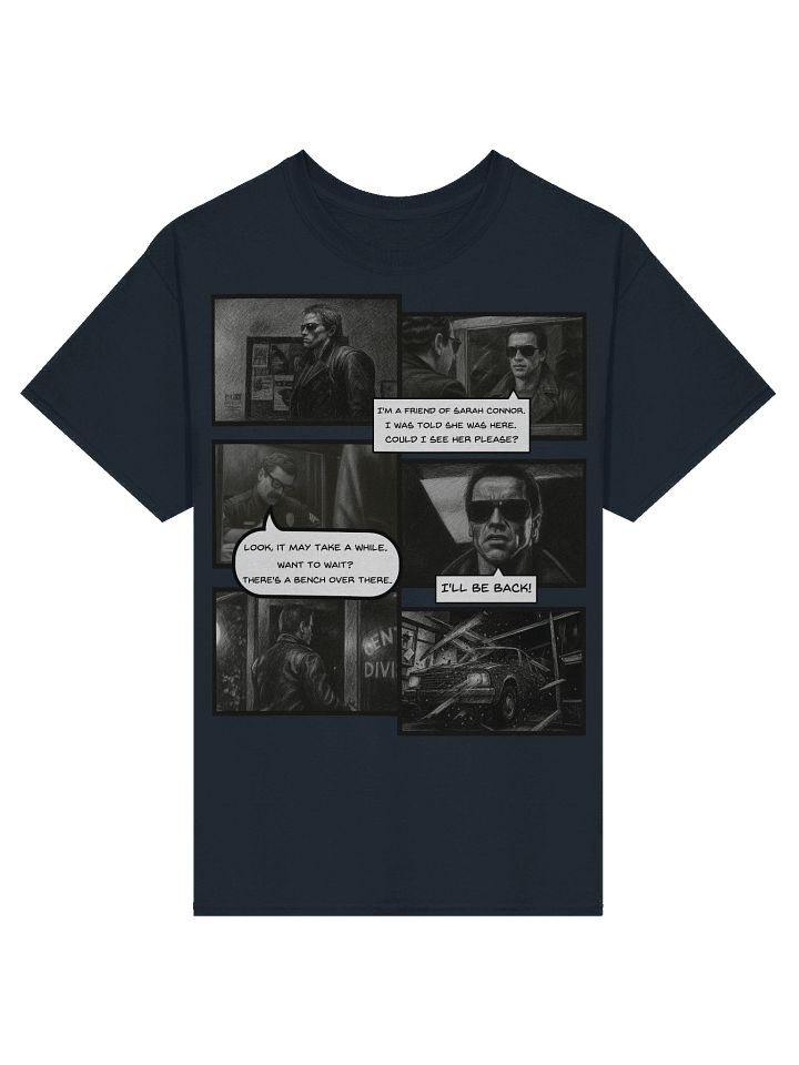 The Terminator inspired I'll Be Back Scene Tee product image (4)