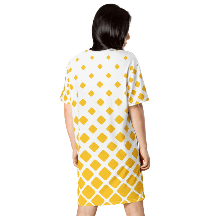 Sunrise Gradient Diamond T-Shirt Dress product image (2)