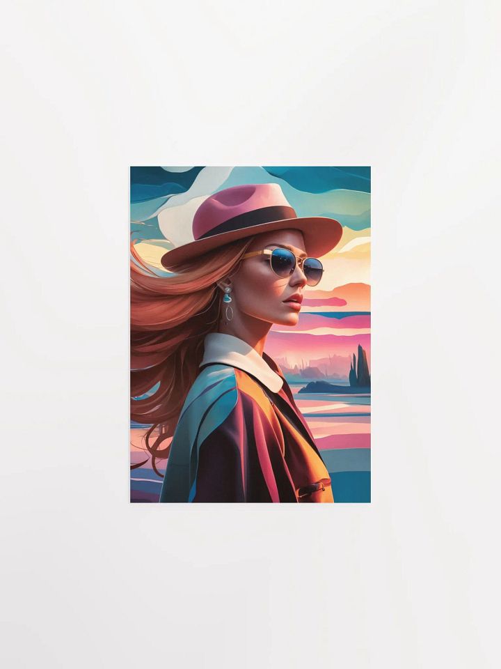 Abstract illustration of a Woman Poster - 22 product image (2)