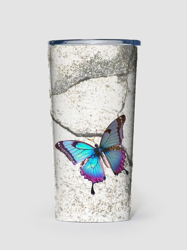Butterfly Bliss 20oz Stainless Steel Tumbler mothersday gift for moms wife daughter friend product image (1)