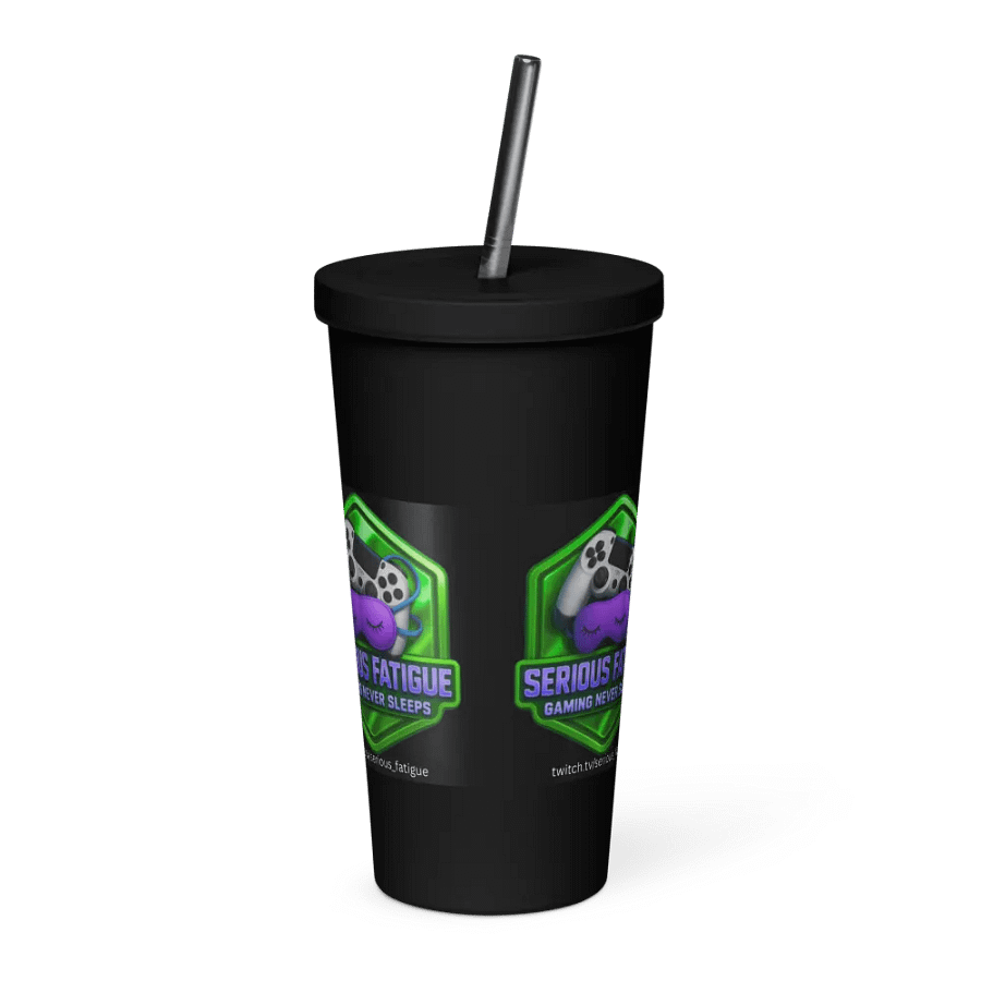 SF logo insulated cup with straw product image (2)