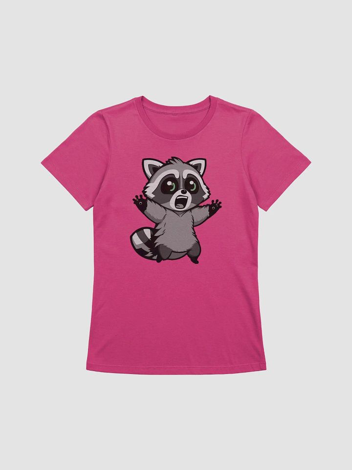 Surprised Sleepy Raccoon Shirt (Womans) product image (2)