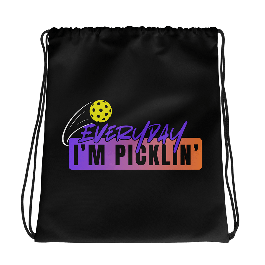 Picklin' On-The-Go Drawstring Bag product image (1)