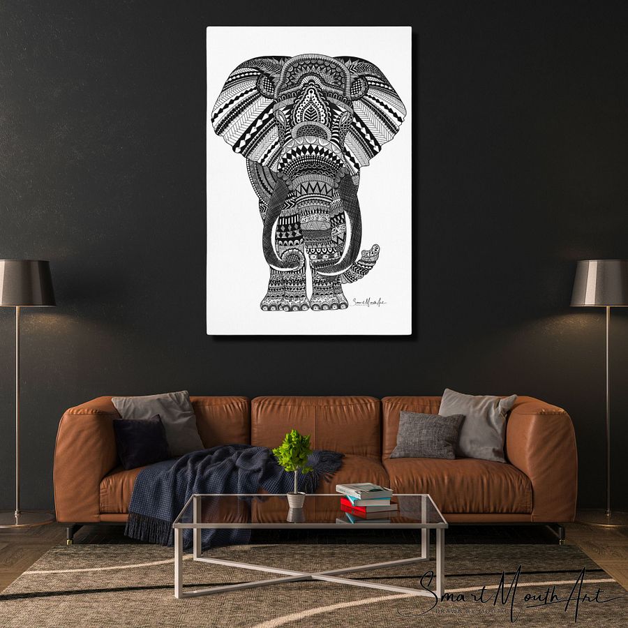 Large Elephant Print on Canvas product image (3)