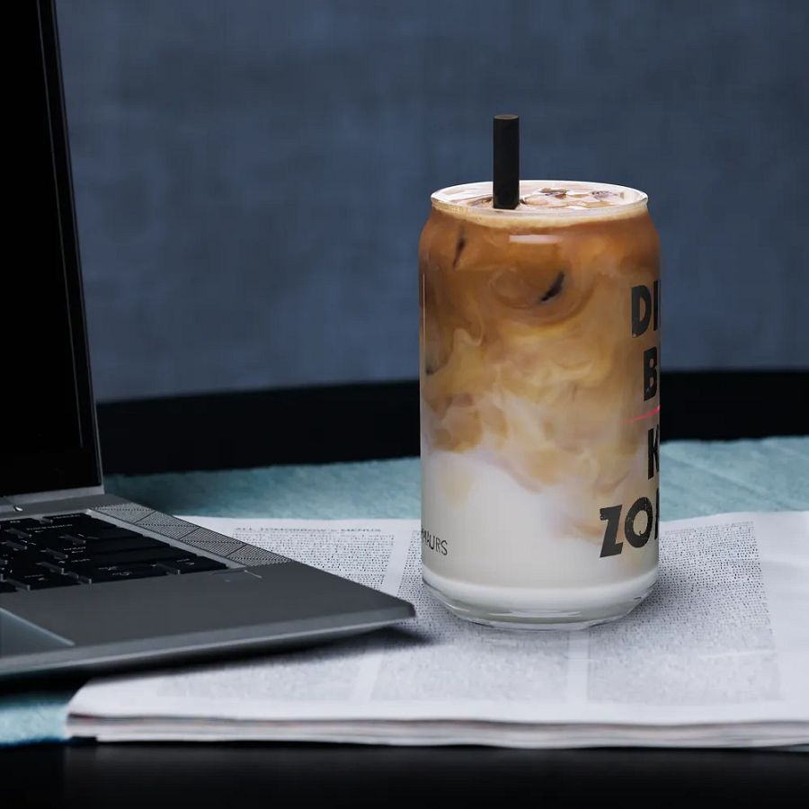 Drink Beer Kill Zombies Glass product image (12)