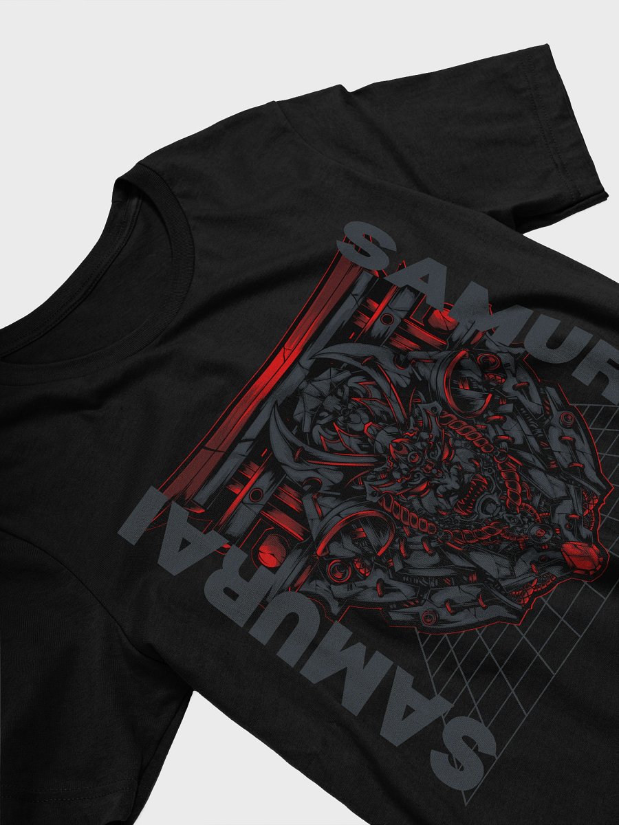 Samurai Helmet Red and Black T-Shirt product image (24)