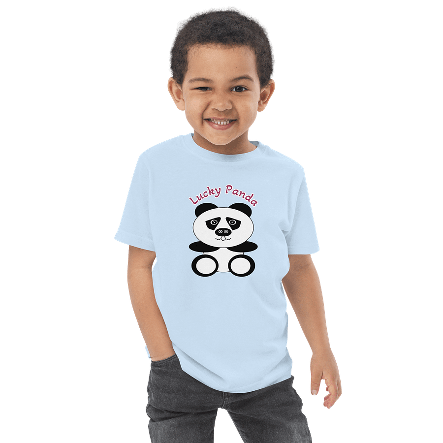 Lucky Panda Toddler Jersey T-Shirt product image (12)