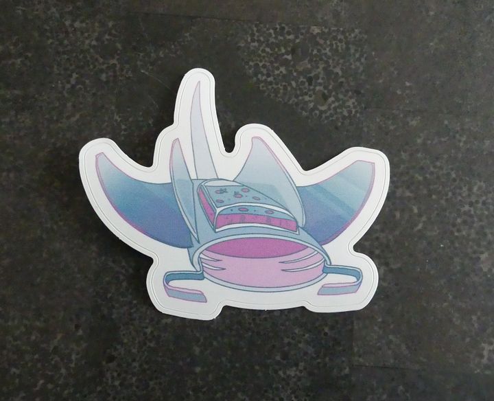Pastel Manta vinyl sticker product image (2)