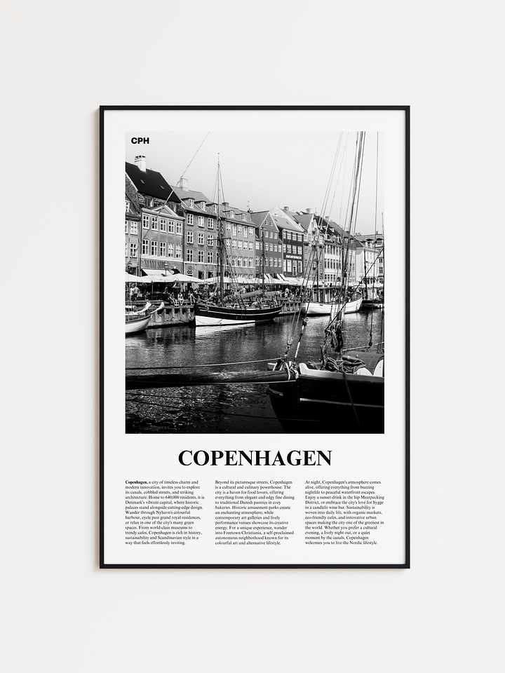 Copenhagen 03 Newspaper Poster product image (1)