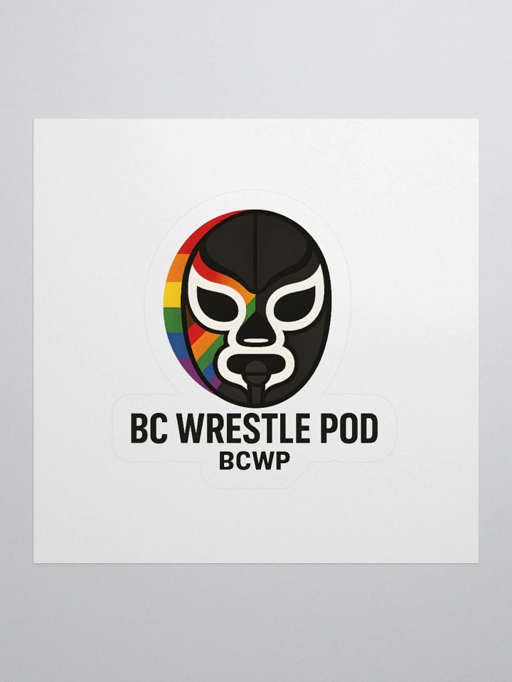 Voices in the Ring: BC Wrestle Pod Logo Sticker product image (3)
