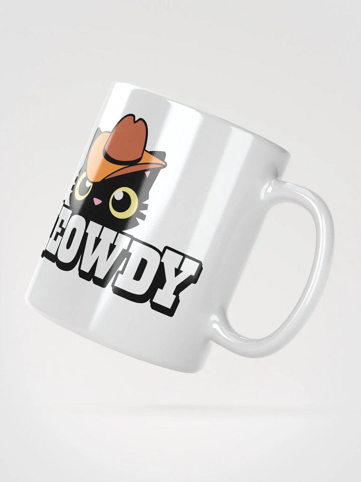 Meowdy Mug: Adorable Cat Cowboy Ceramic Coffee Mug product image (3)
