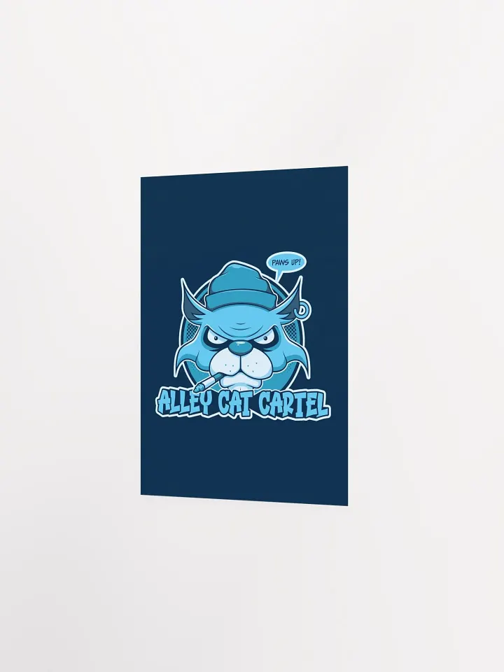 Alley Cat Cartel Poster – Funny Retro Cat Lover Wall Art product image (19)