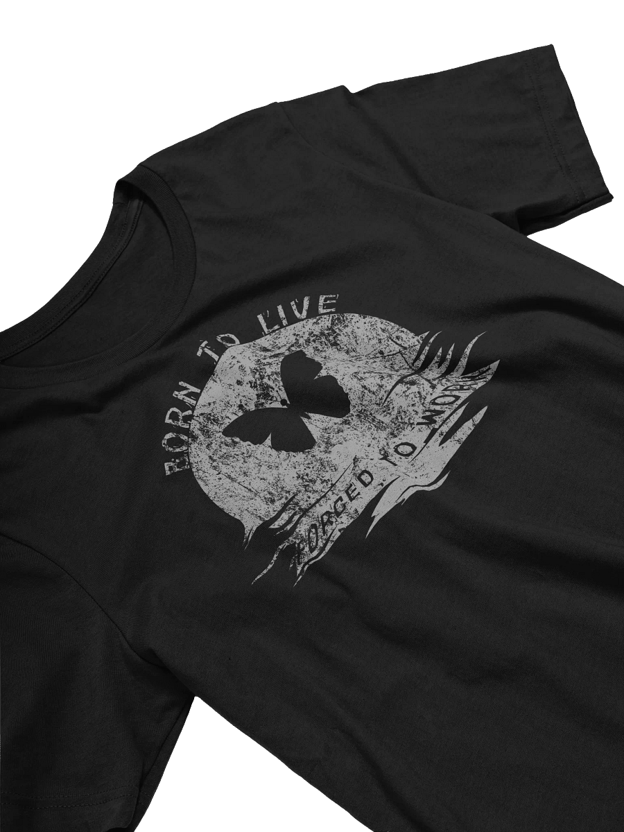 Born To Live Forced To Work Butterfly T-Shirt - Funny Retro Grunge Gift product image (24)