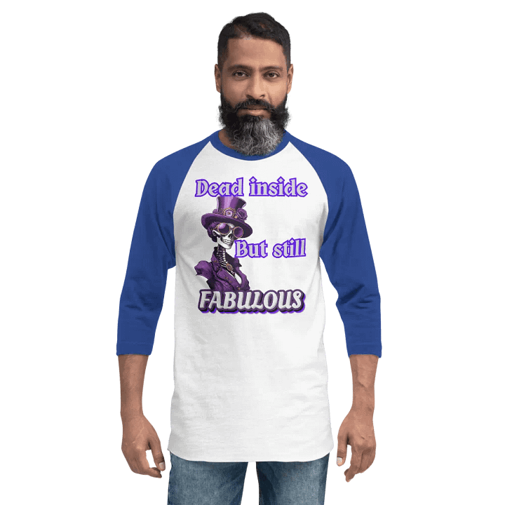 Fabulous female skeleton Raglan Tee product image (32)