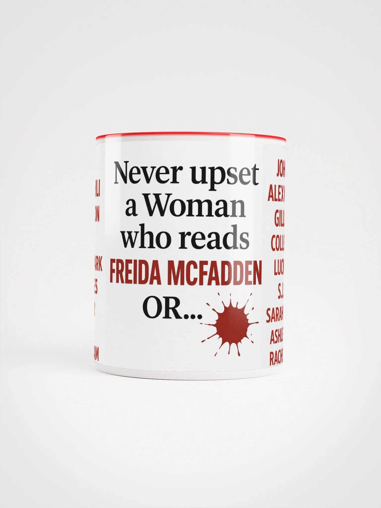 Never Upset A Woman Who Reads Mug product image (1)