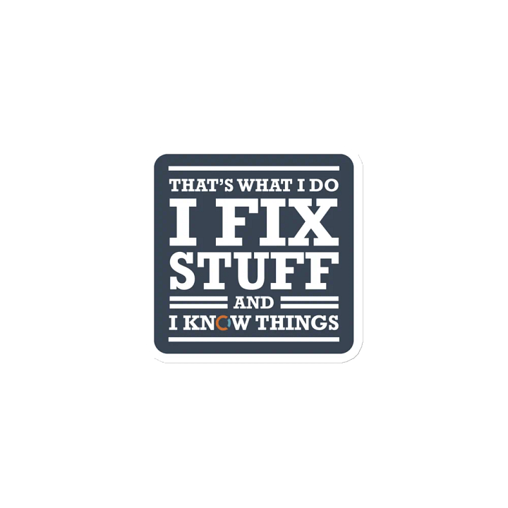 I FIX STUFF MAGNET product image (1)