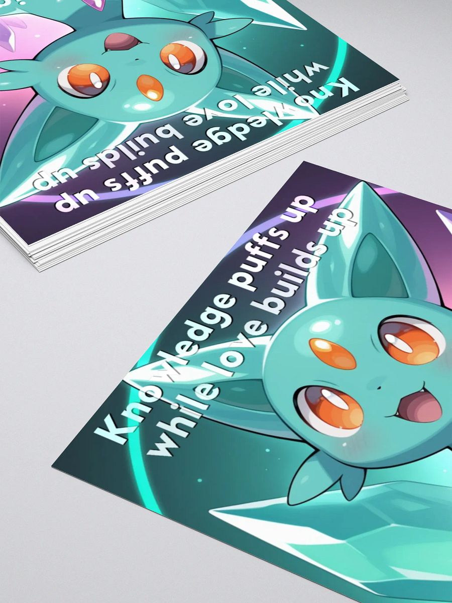 Bible Cuties Tomy - Knowledge puffs up while love builds up product image (11)