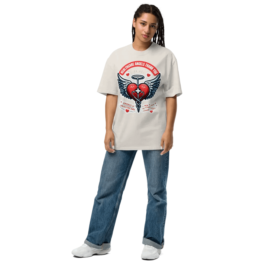 Healthcare Angels Tribute Oversized Tee product image (35)
