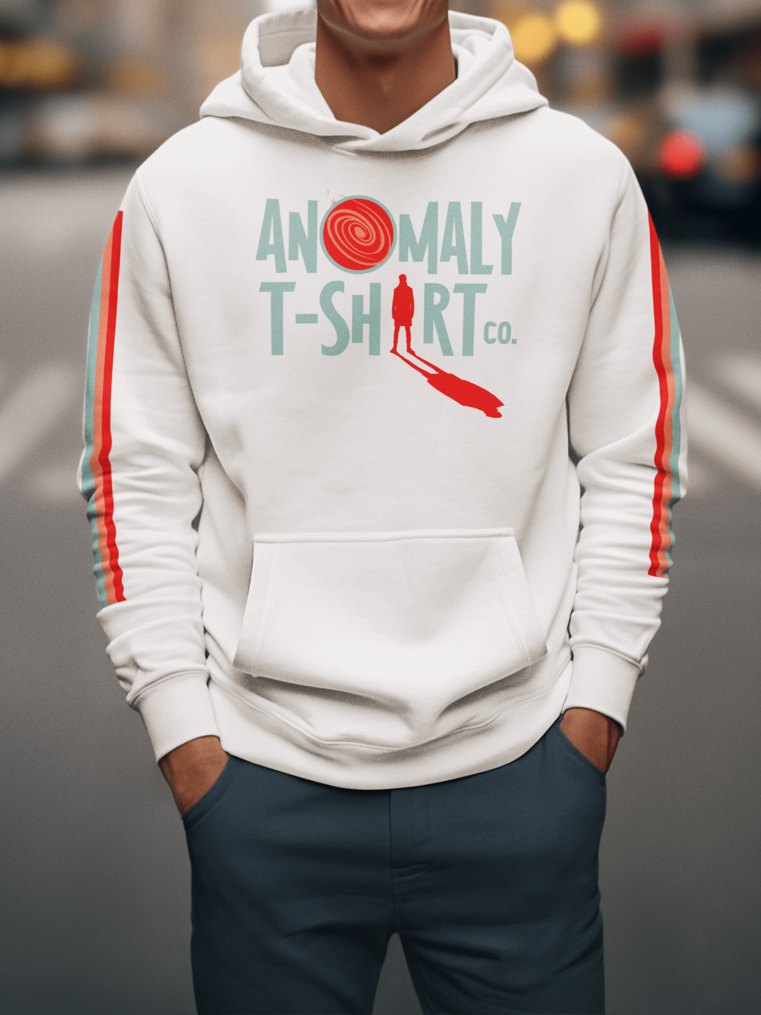 Anomaly Stranger Logo Racing Stripe Hoodie product image (1)
