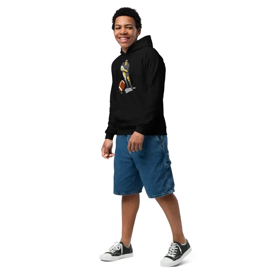 Kids Gildan Youth Heavy Blend Hoodie Rugby product image (3)