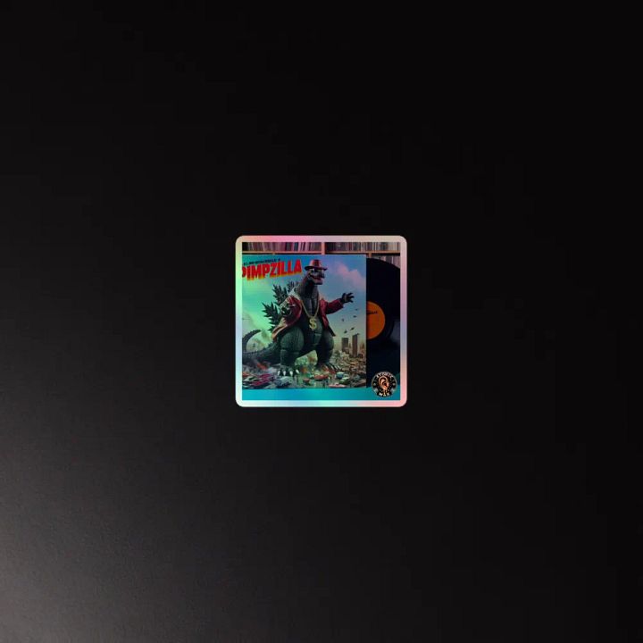 Pimpzilla Run DMC for your Life Holographic Sticker product image (4)