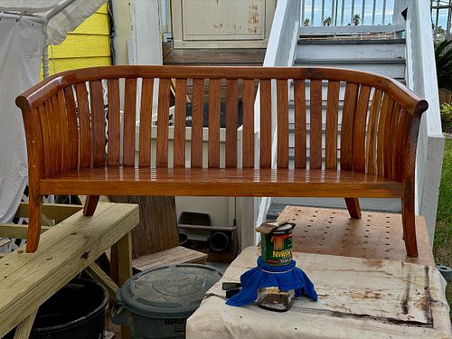 Furniture Repair:
The damage to this loveseat was intense. Hurricane Beryl smashed her across a slick composite deck for hour...