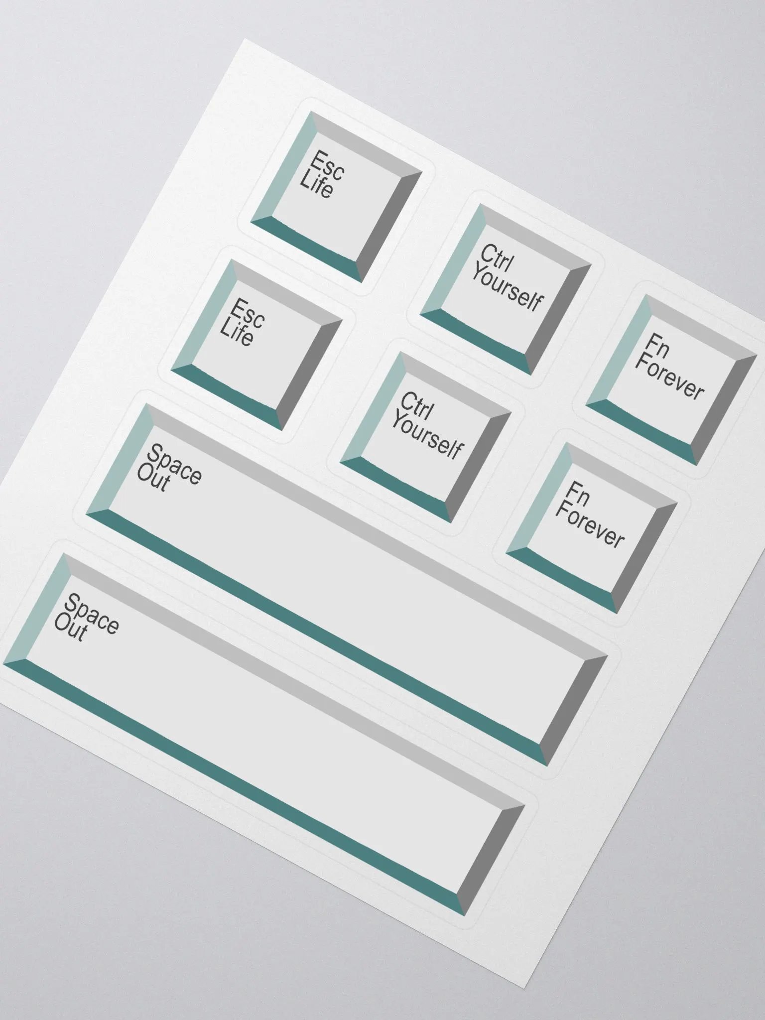 Motivational Keyboard Keys - Sticker Set product image (2)