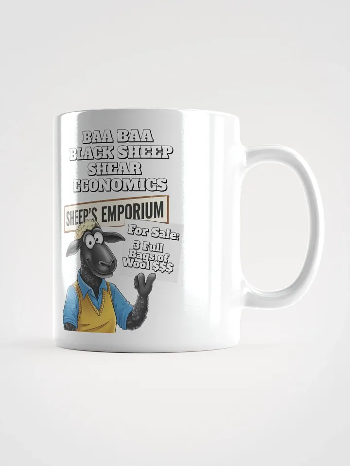 Baa Baa Black Sheep - The Entrepreneur - Funny White Coffee Mug product image (6)