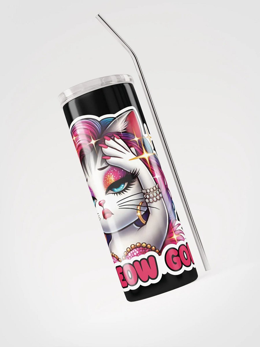 Oh Meow God! 20oz/600ml Slim Tumbler product image (5)