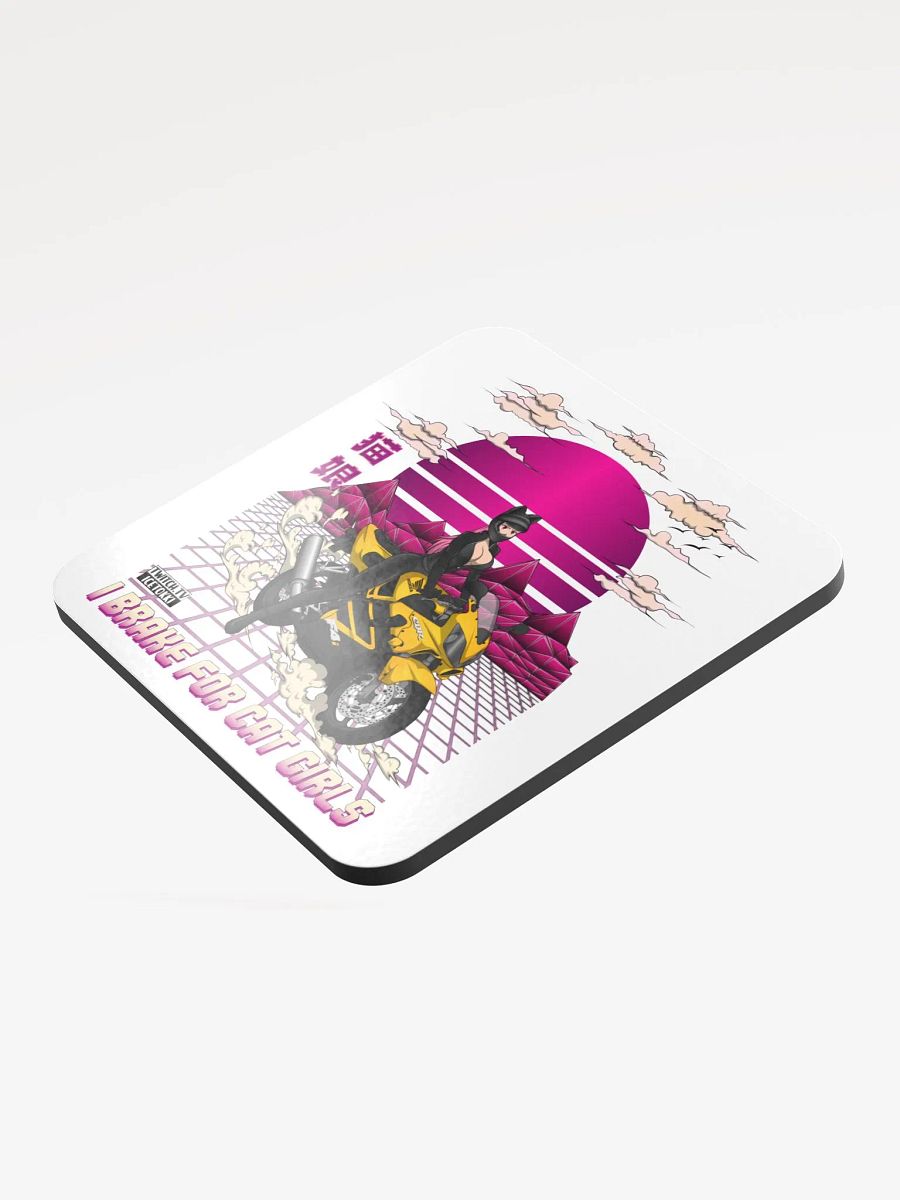 Biker Cat Girl Coaster product image (3)