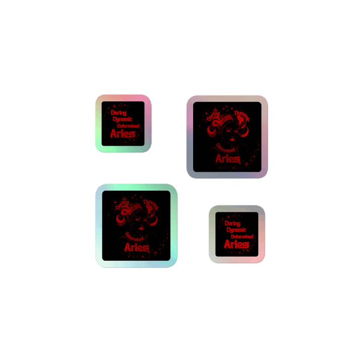 Aries 2025, Daring, Holo Sticker Pack product image (1)