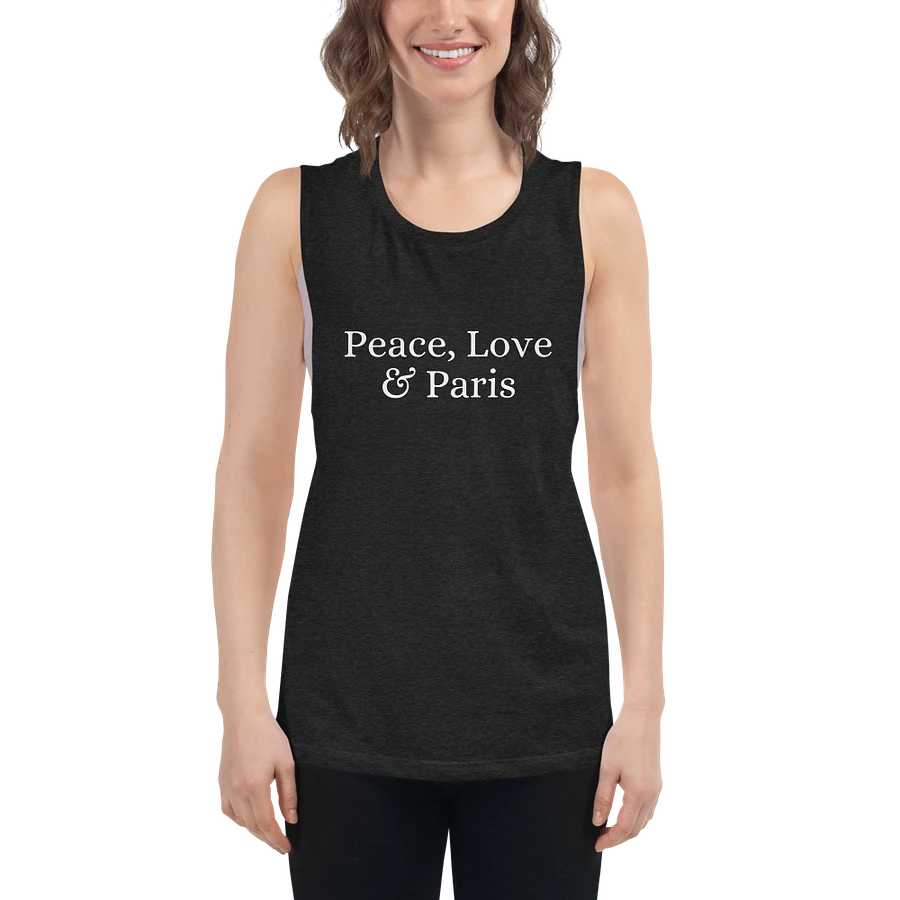 Peace, Love and Paris Women's Flowy Muscle Tank product image (7)