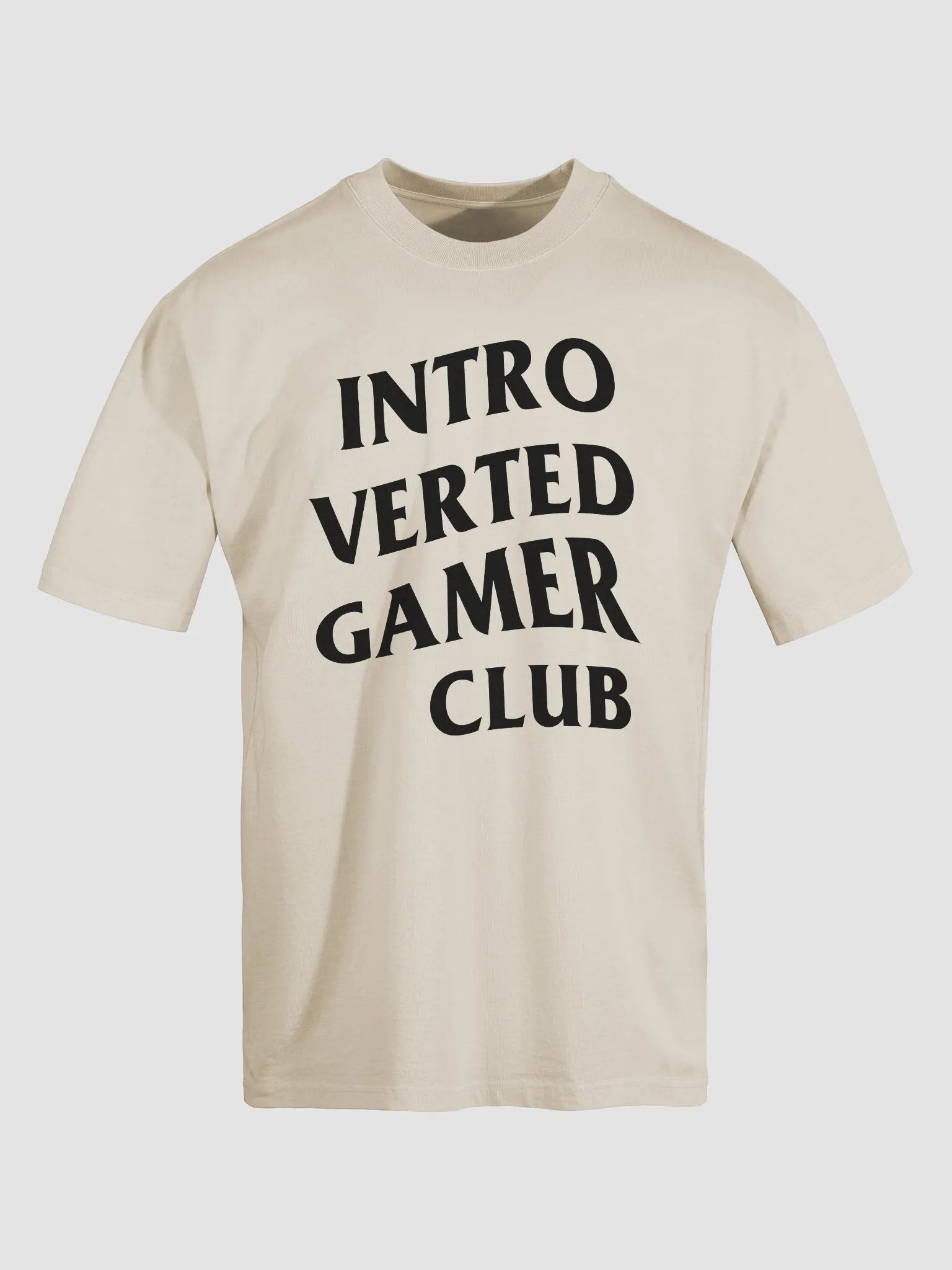 Introverted Gamer Club Oversized Tee product image (5)