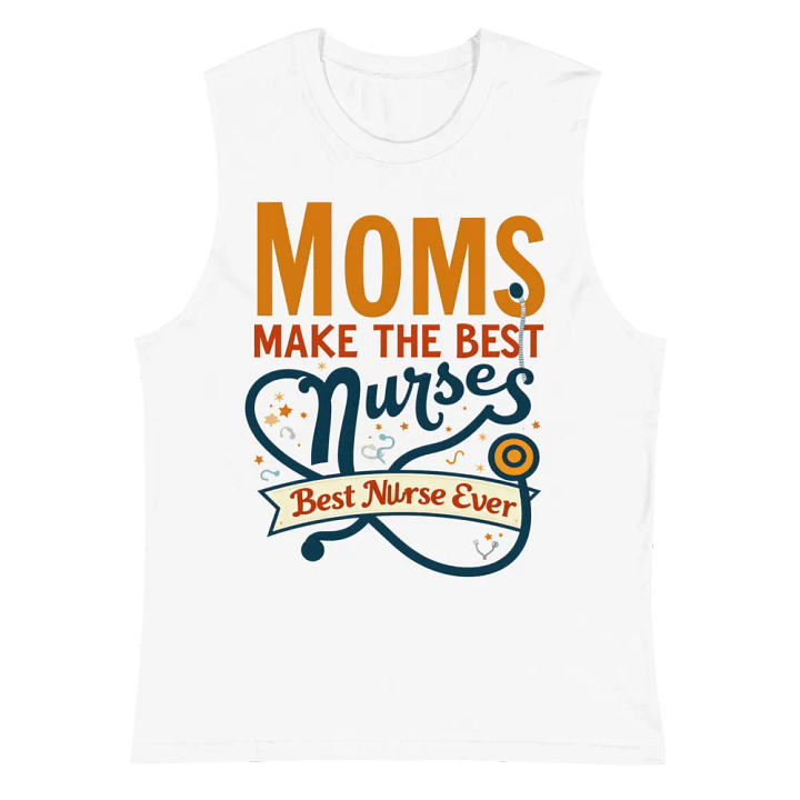 Super Mom Nurse Muscle Tank product image (6)