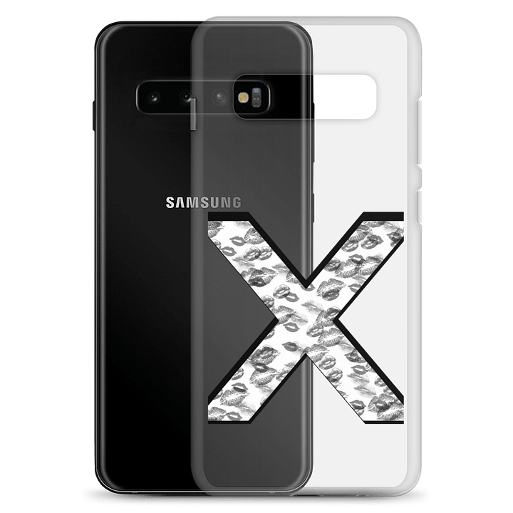 White X Black Lipstick Kisses Phone Case S product image (23)