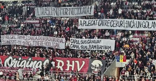 🇷🇴Superliga: RAPID BUCUREȘTI - CFR Cluj (19.05.2025) 
„ Ultrașii nu mor niciodată ”
„ A plecat către ceruri încă un golan ”
„...