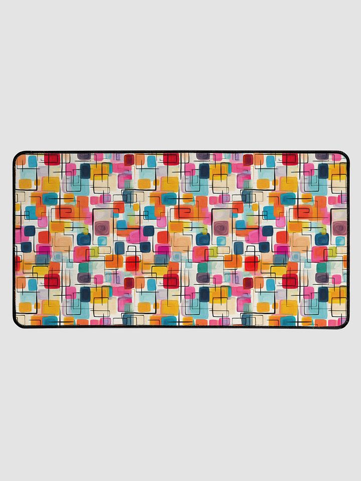 Geometrical Squares Desk Mat product image (1)