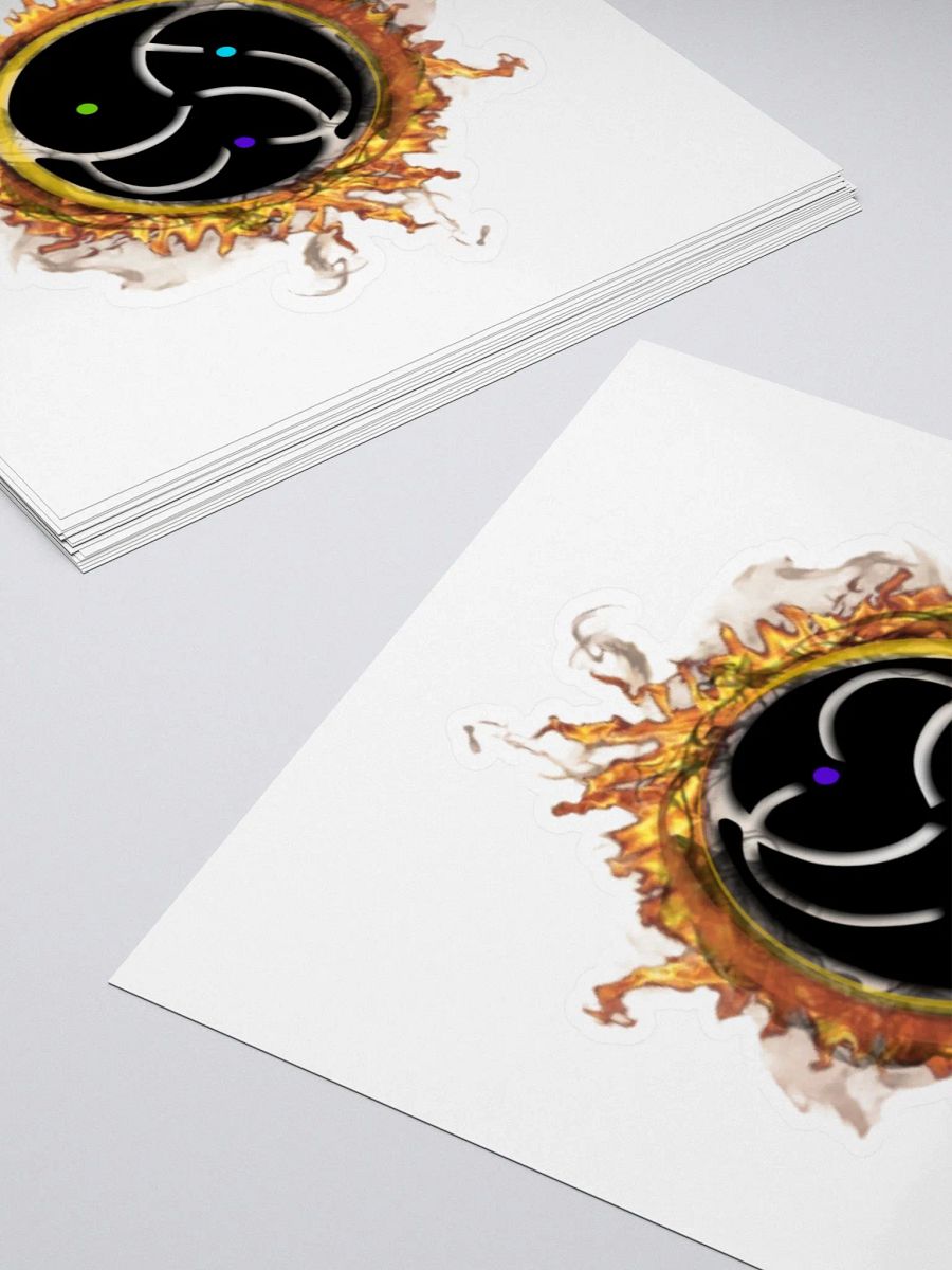 Manannan Affiliates Fire Kiss Cut Stickers product image (10)