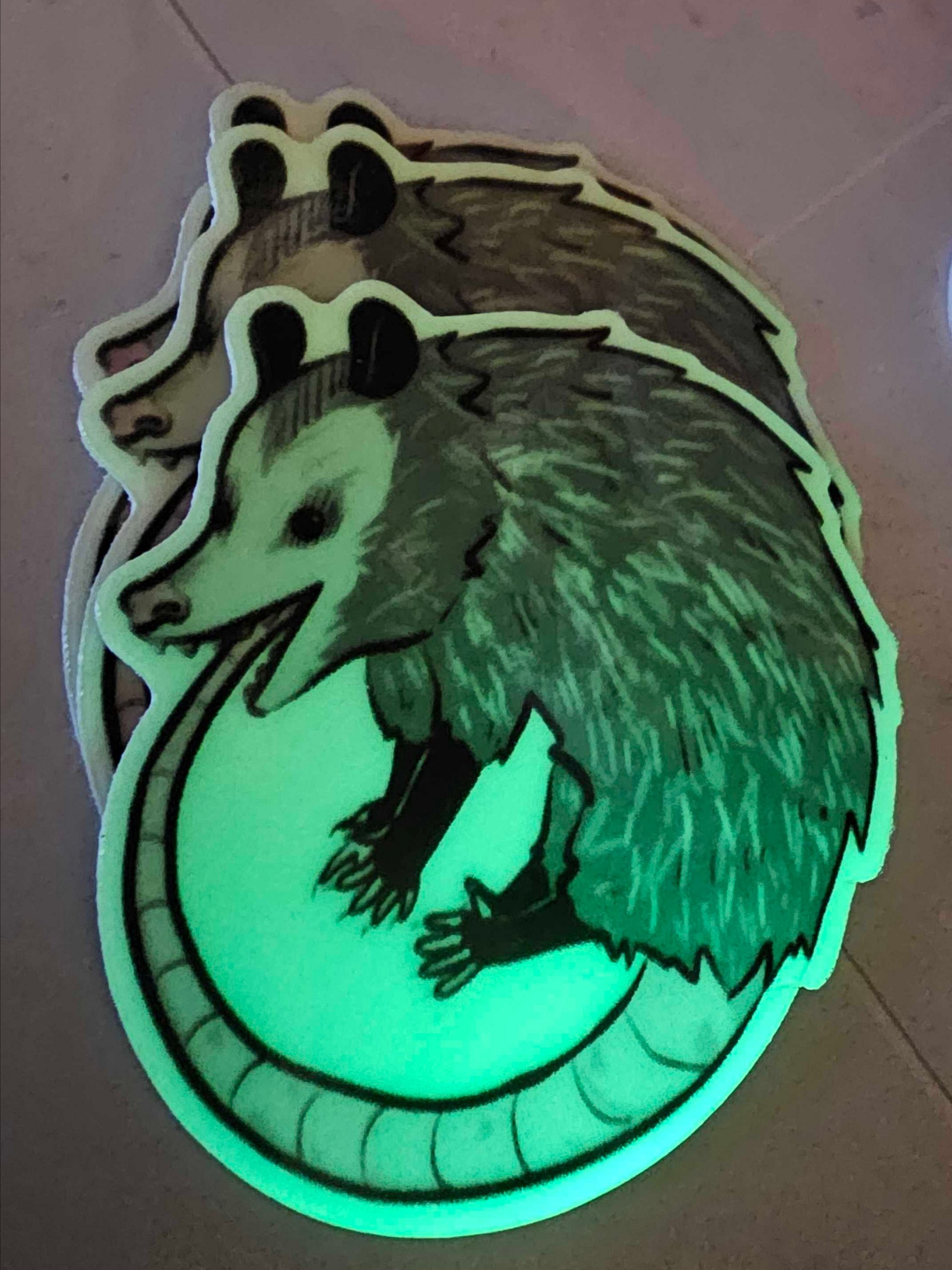 Glow in the Dark Oropossum sticker - Ships FREE! product image (3)
